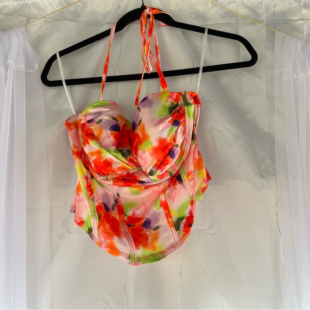 SHEIN Multicolor Halter Top